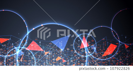 Technology background. Big data concept. Binary computer code. Technology background. Big data concept. Binary computer code. 107922826