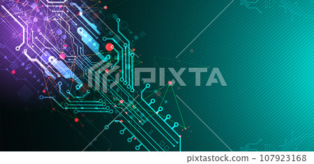 Abstract technology circuit board. Communication concept. Abstract technology circuit board. Communication concept. 107923168