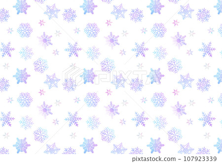 Snowflake background illustration 107923339