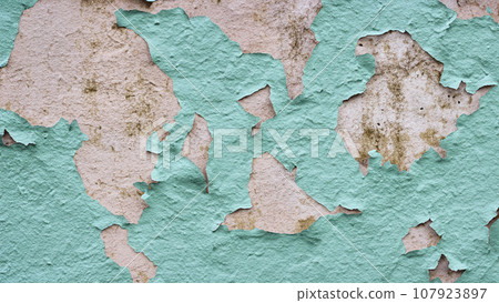 wall with peeling paint 107923897
