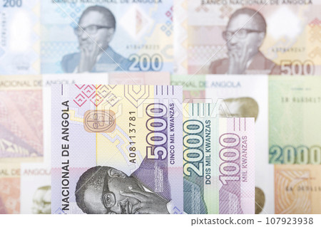 Angolan kwanza a business background 107923938