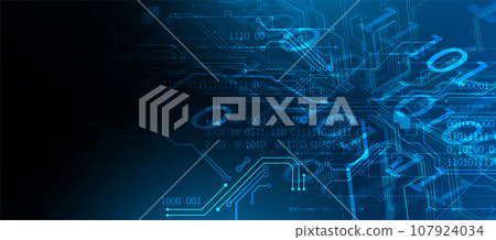 Abstract background on technological and scientific topics. Various techno details with using digital code. Abstract background on technological and scientific topics. Various techno details with using digital code. 107924034