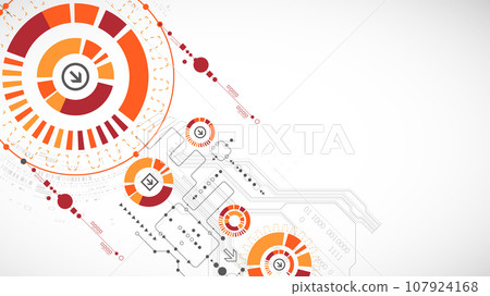 Abstract technology background. Cogwheels ART theme. Abstract technology background. Cogwheels ART theme. 107924168
