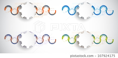 Abstract technology background. Cogwheels ART theme. Abstract technology background. Cogwheels ART theme. 107924175