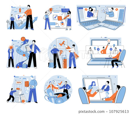 Established business. Vector illustration. Design influences perception and appeal products and services Investments are made to fuel business growth and expansion Leadership is essential for guiding Established business. Vector illustration. Design influences perception and appeal products and services Investments are made to fuel business growth and expansion Leadership is essential for guiding 107925613