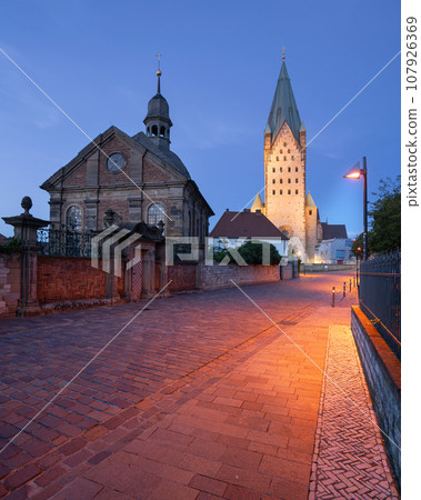 Cathedral, Paderborn, North Rhine Westphalia, Germany Cathedral, Paderborn, North Rhine Westphalia, Germany 107926369