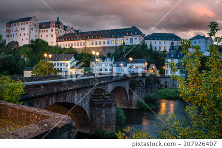 Weilburg, Lahn valley, Hesse , Germany 107926407
