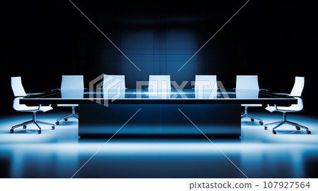 Futuristic conference room office background material Futuristic conference room office background material 107927564