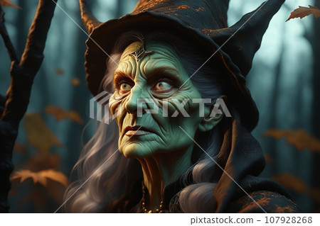 Hook-nosed witch of the forest 107928268