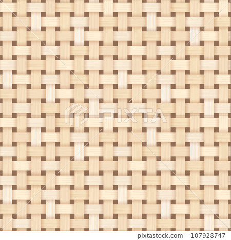 Bamboo woven pattern 107928747