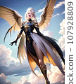 Card game style fantasy illustration Birdman AI generated 107928809
