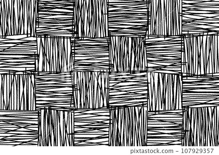 Hand-drawn geometric pattern background material Hand-drawn geometric pattern background material 107929357