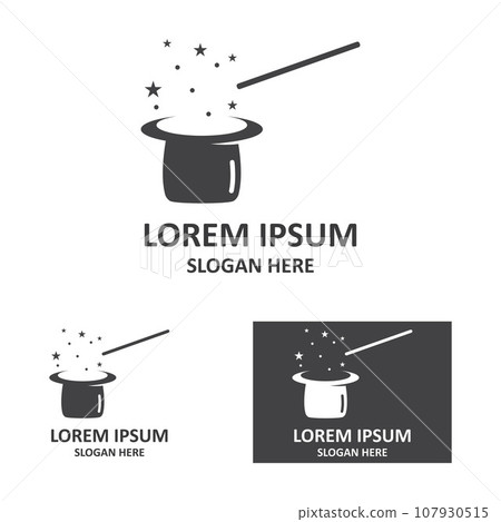 magic wand icon logo vector illustration design template 107930515