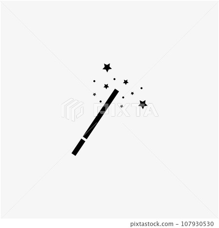 magic wand icon logo vector illustration design template magic wand icon logo vector illustration design template 107930530