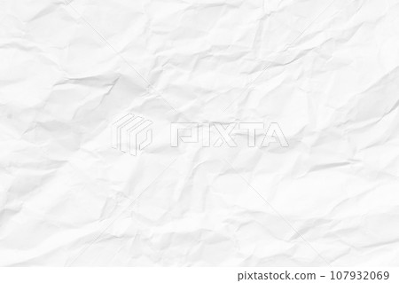 Grunge wrinkled white color paper textured background with copy space Grunge wrinkled white color paper textured background with copy space 107932069