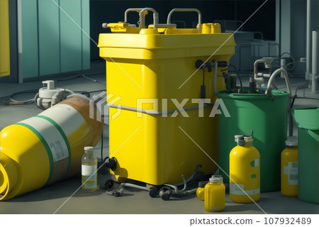 Industrial waste image AI generated image 107932489