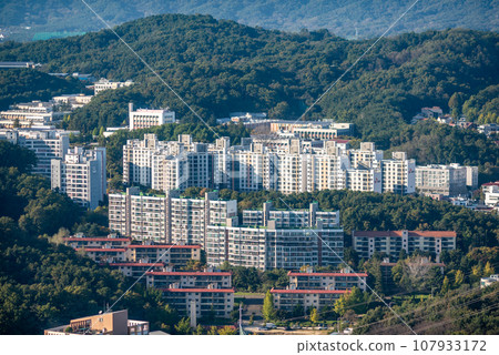Cityscape of Daejeon capital of South Chungcheong province in South Korea Cityscape of Daejeon capital of South Chungcheong province in South Korea 107933172