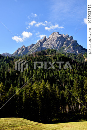 Mountain over the valley Mountain over the valley 107933711