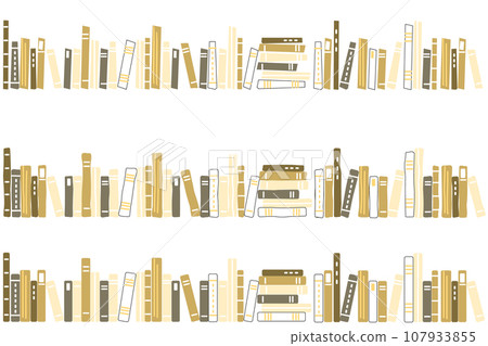 Chic book spine illustration 107933855