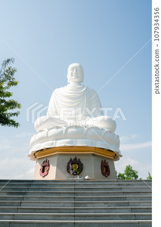 Chua Long Son Pagoda temple buddha statue in Nha Trang, Vietnam Chua Long Son Pagoda temple buddha statue in Nha Trang, Vietnam 107934356