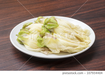 花秋葵，健康蔬菜，健康蔬菜，綠色和黃色蔬菜，食用花卉，夏季蔬菜 107934484