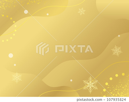 Luxurious golden background for Christmas campaigns, events, etc. 107935824