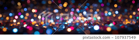 Christmas lights and displays. Generative Ai. 107937549