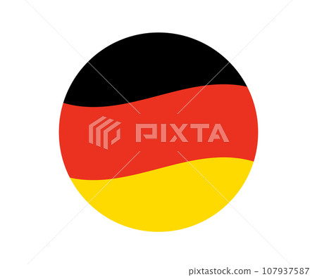 Flag of Germany Country Vector Illustration Emblem Flag of Germany Country Vector Illustration Emblem 107937587