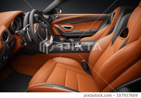 interior of a modern car interior of a modern car 107937609