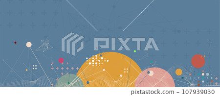 Technology abstract futuristic background for internet business. Big data concept. 107939030