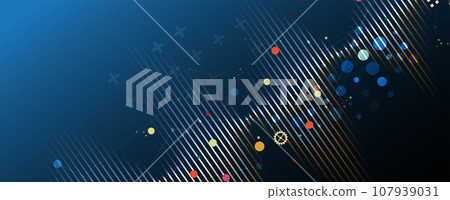 Technology abstract futuristic background for internet business. Big data concept. 107939031
