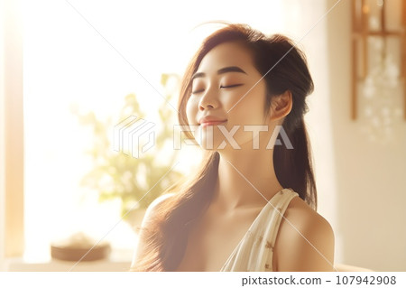 放鬆的女人 6 AI 生成的圖像 107942908