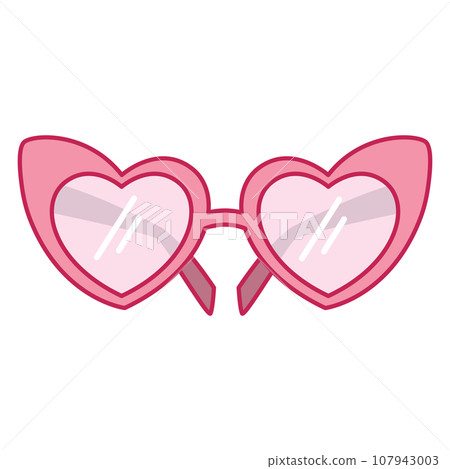 Isolated colored trending eyeglasses icon Vector Isolated colored trending eyeglasses icon Vector 107943003