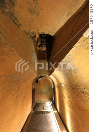 [Ehime Prefecture] Belton-type water turbine at the old Habitai Hydroelectric Power Plant (Minetopia Besshi) 107943170