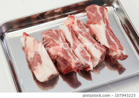 國產豬排骨生肉 107943225