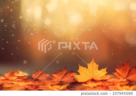 Autumn simple background 11 AI generated image 107945099