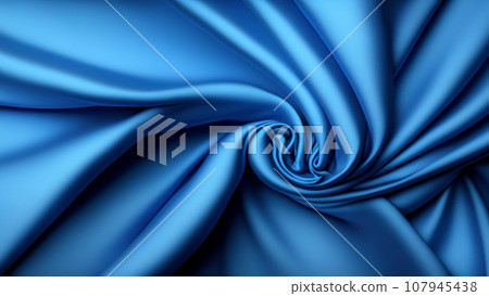 Blue silk cloth Blue silk cloth 107945438