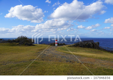Takanozaki Lighthouse and Hokkaido (Tsugaru Strait) 107946856