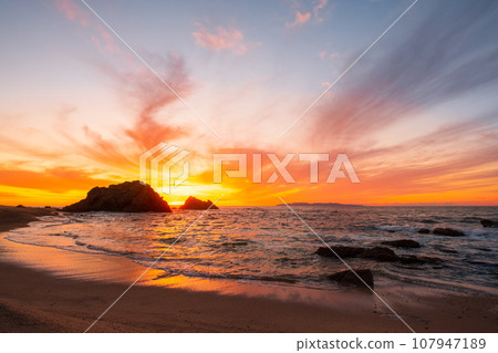 Sasagawa flow/evening view Sasagawa flow/evening view 107947189
