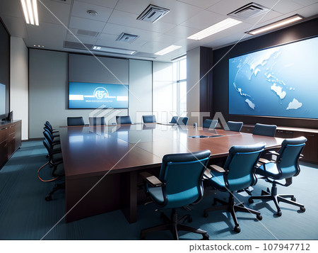 Stylish large conference room board room Stylish large conference room board room 107947712