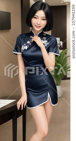 一個穿著中國服裝的女人 一個穿著中國服裝的女人 107948389