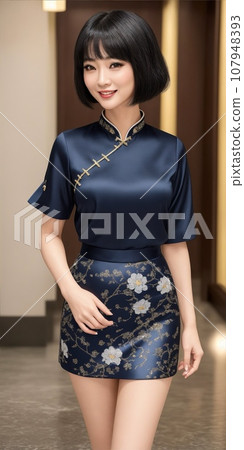 一個穿著中國服裝的女人 一個穿著中國服裝的女人 107948393