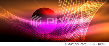 Neon light glowing line vectors: vibrant colors, sleek lines. Captivating design style inspired by neon signs. Electric energy for websites, ads, and more Neon light glowing line vectors: vibrant colors, sleek lines. Captivating design style inspired by neon signs. Electric energy for websites, ads, and more 107948986