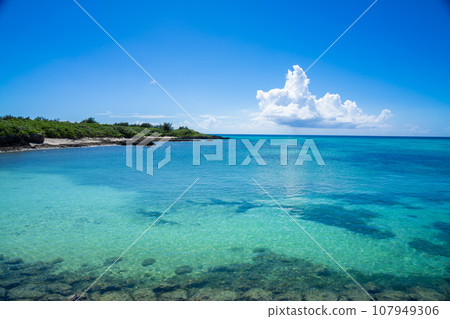 從第17集結尾看到的伊良部島夏日風景 107949306