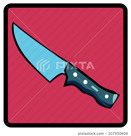 kitchen knife icon 107950608