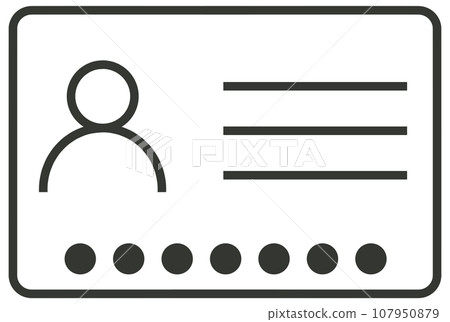 身分證標記 身分證標記 107950879