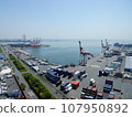 Scenery of Yokkaichi Port seen from the port tower 107950892