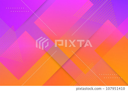 Colorful geometric background. Dynamic shapes composition Colorful geometric background. Dynamic shapes composition 107951410