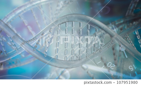The DNA image for sci or education concept 3d rendering 107951980