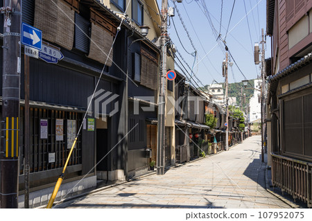 京都白川祗園新橋通街景 京都白川祗園新橋通街景 107952075